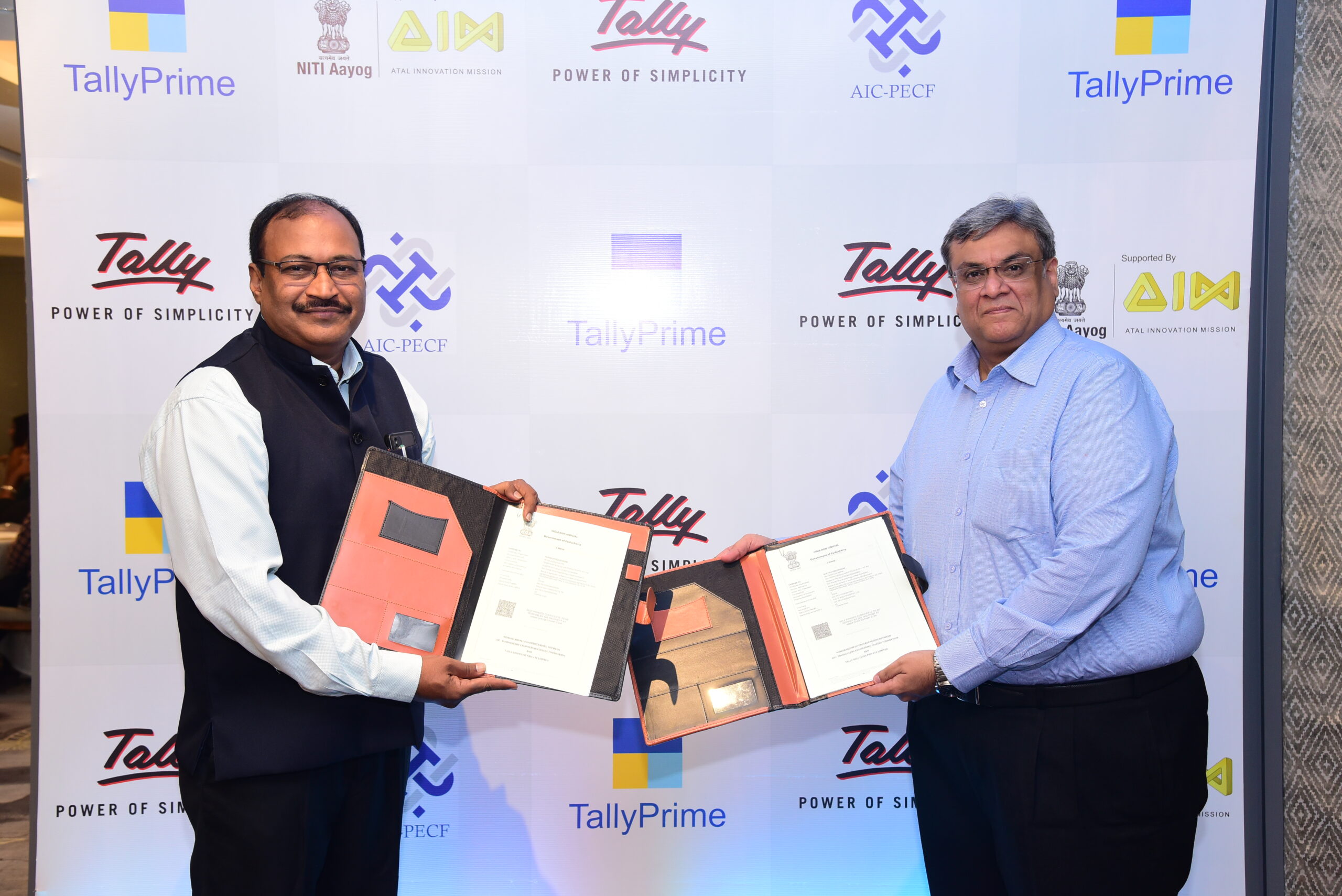 Tally Solutions Partners with AIC-PECF to Empower Indian Startups