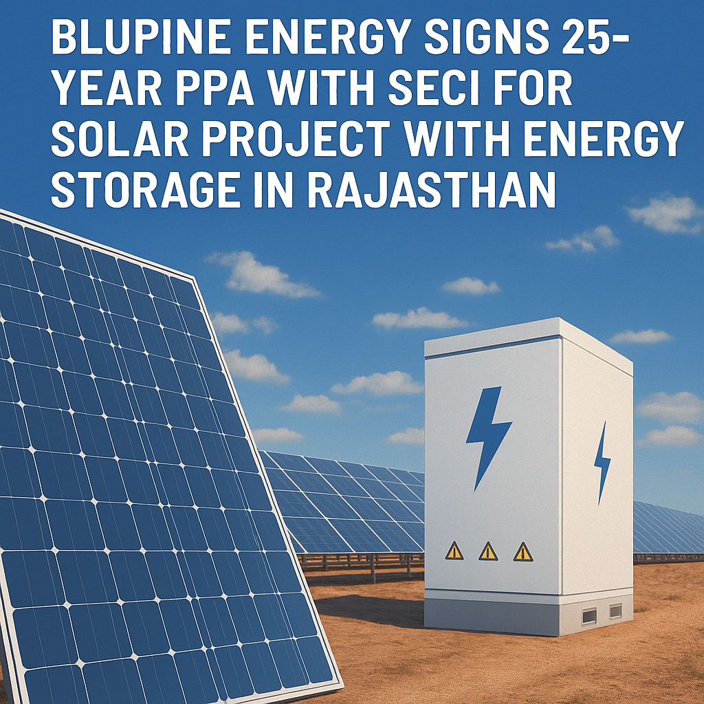 BluPine Solar Project in Rajasthan