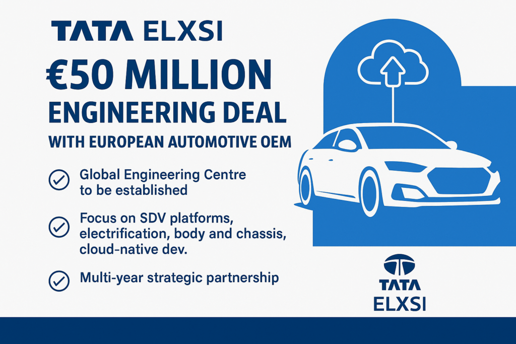 Tata Elxsi Engineering Deal Announcement