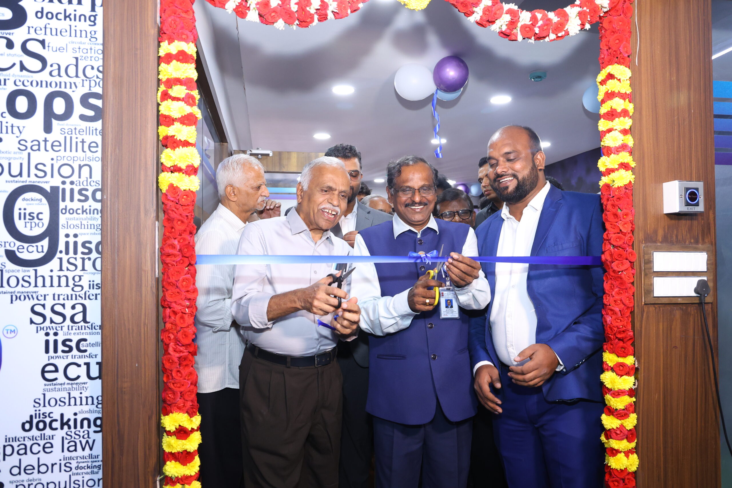 L-R - Prof. BN Raghunandan (Rtd IISc Professor, he is the Guru for most of the ISRO chairman and scientist), Dr. V. Narayanan (DoS Secretary, ISRO Chairman), Mr. Sakthikumar