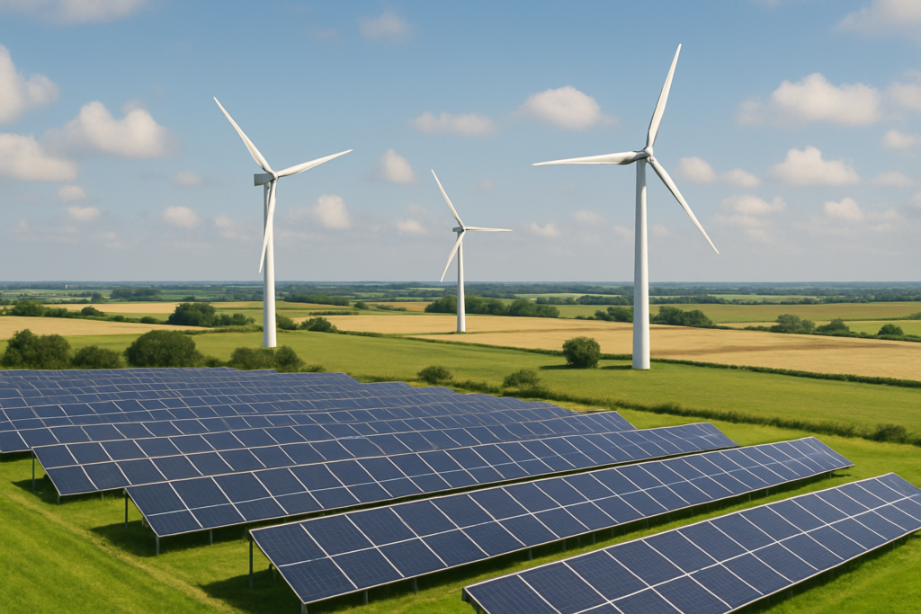 Renewable Energy Scenic Image