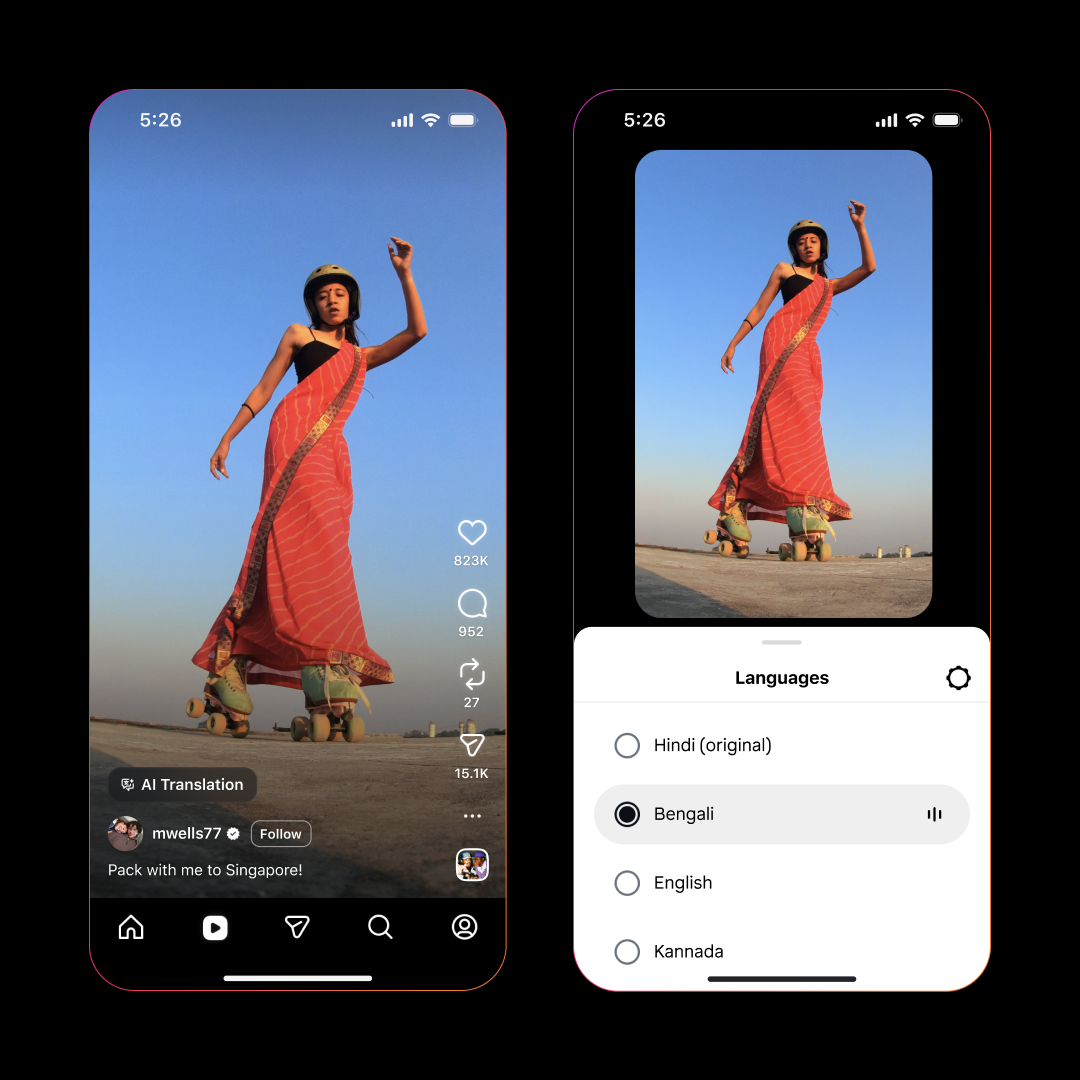 Instagram Empowers Creators to Go Global with Local Voice Translations and Fonts
