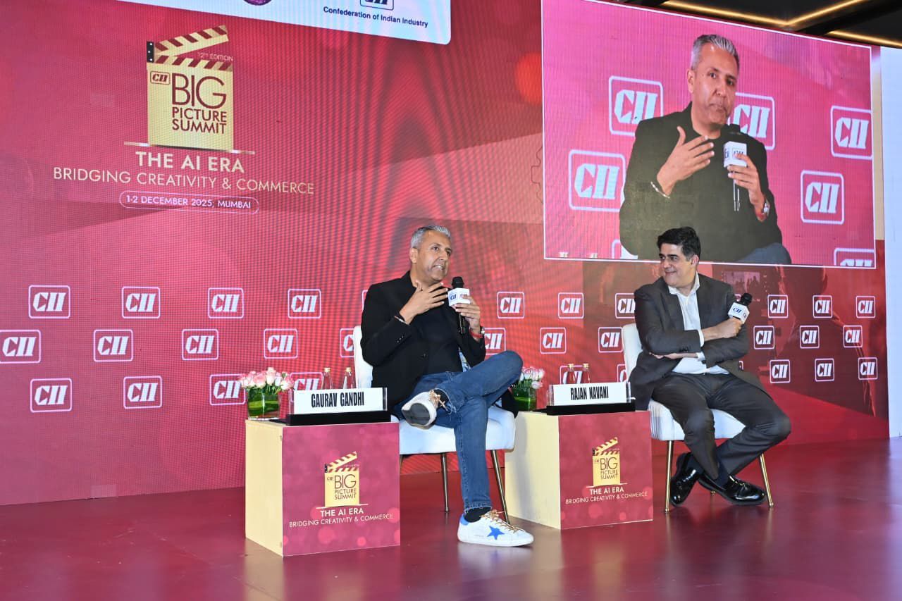 Gaurav Gandhi, Vice President, APAC at Prime Video in conversation with Rajan Navani, co-chair of the CII National Council on ME and managing director and CEO of JetSynthesys