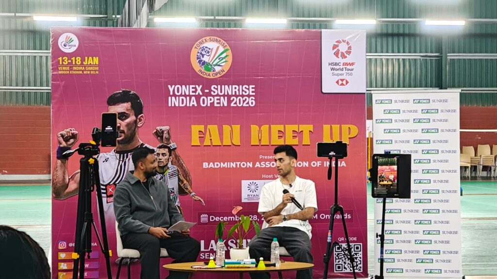 Lakshya Sen engages students at Bengaluru academy