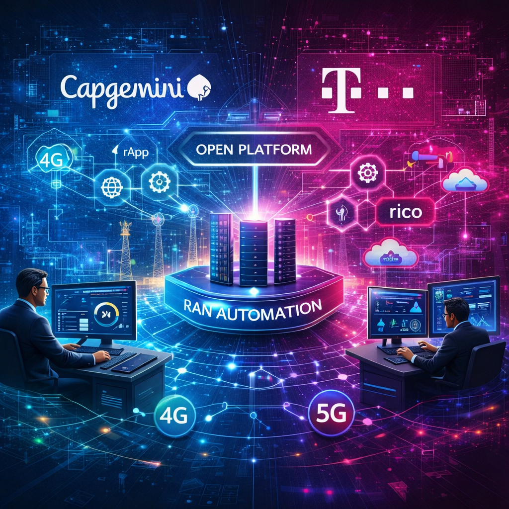 Capgemini, Deutsche Telekom Develop Open RAN Automation Platform