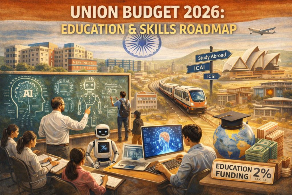 Union Budget 2026 outlines technology-led education reforms, with focus on skills and employability