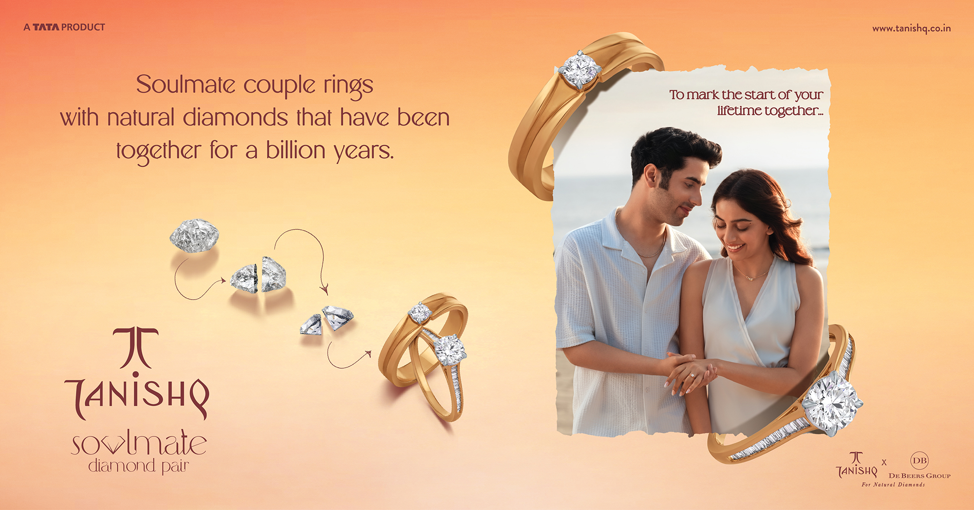 Tanishq Launches ‘Soulmate Diamond Pair’ Engagement Rings