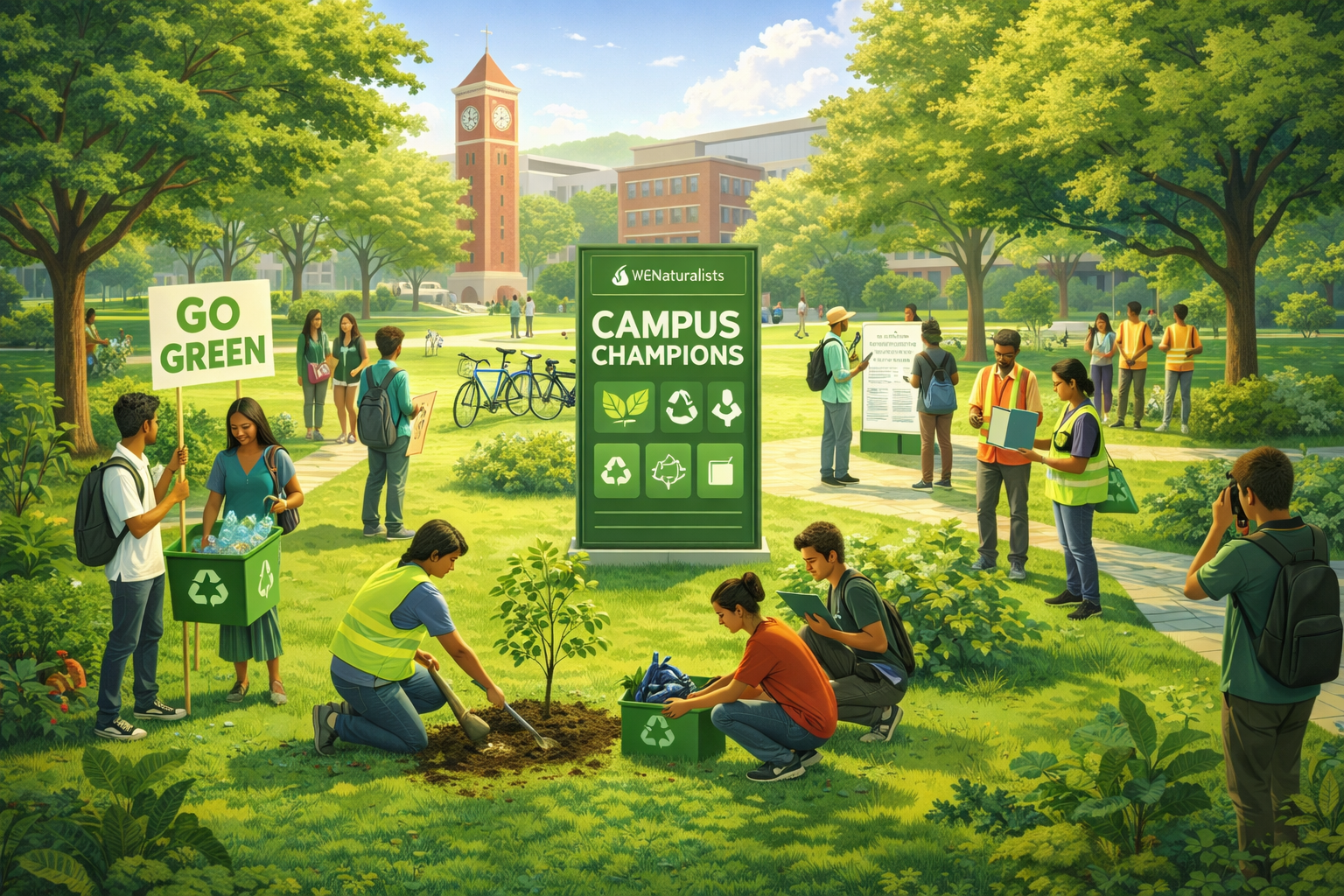 WeNaturalists Engages 3,000 Students Through Campus Champions Program