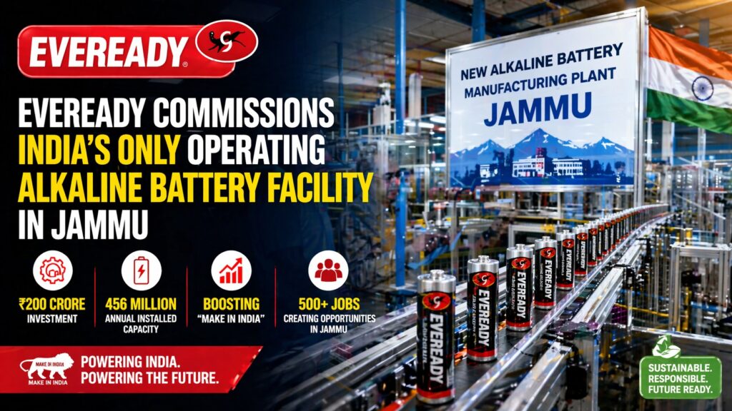 Eveready Alkaline battery unit in Jammu