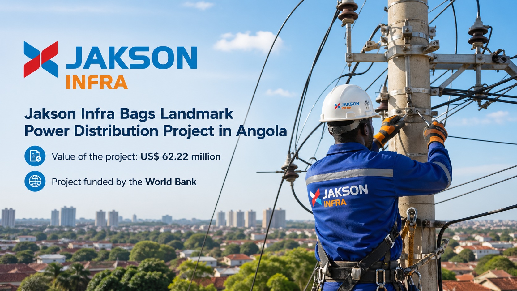Jakson Infra's power project in Angola